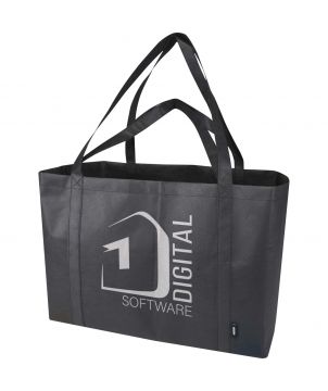 Très grand sac non tissé recyclé GRS personnalisé 65 L Jumbo Sacs Shopping et Tote Bags publicitaire