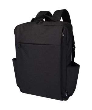 Sac à dos ordinateur recyclé GRS personnalisé 15 pouces 15 L Libra Sacs à dos publicitaire