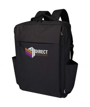 Sac à dos ordinateur recyclé GRS personnalisé 15 pouces 15 L Libra Sacs à dos publicitaire