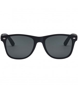 Lunettes de Soleil - Lunettes de soleil Arlo en bambou avec revêtement noir | PRINTECOM