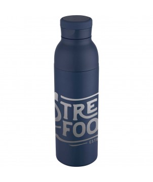 Bouteilles isothermes - Bouteille avec isolation sous vide Illuminate double paroi de 650 ml en acier inoxydable recyclé certifié RCS | PRINTECOM