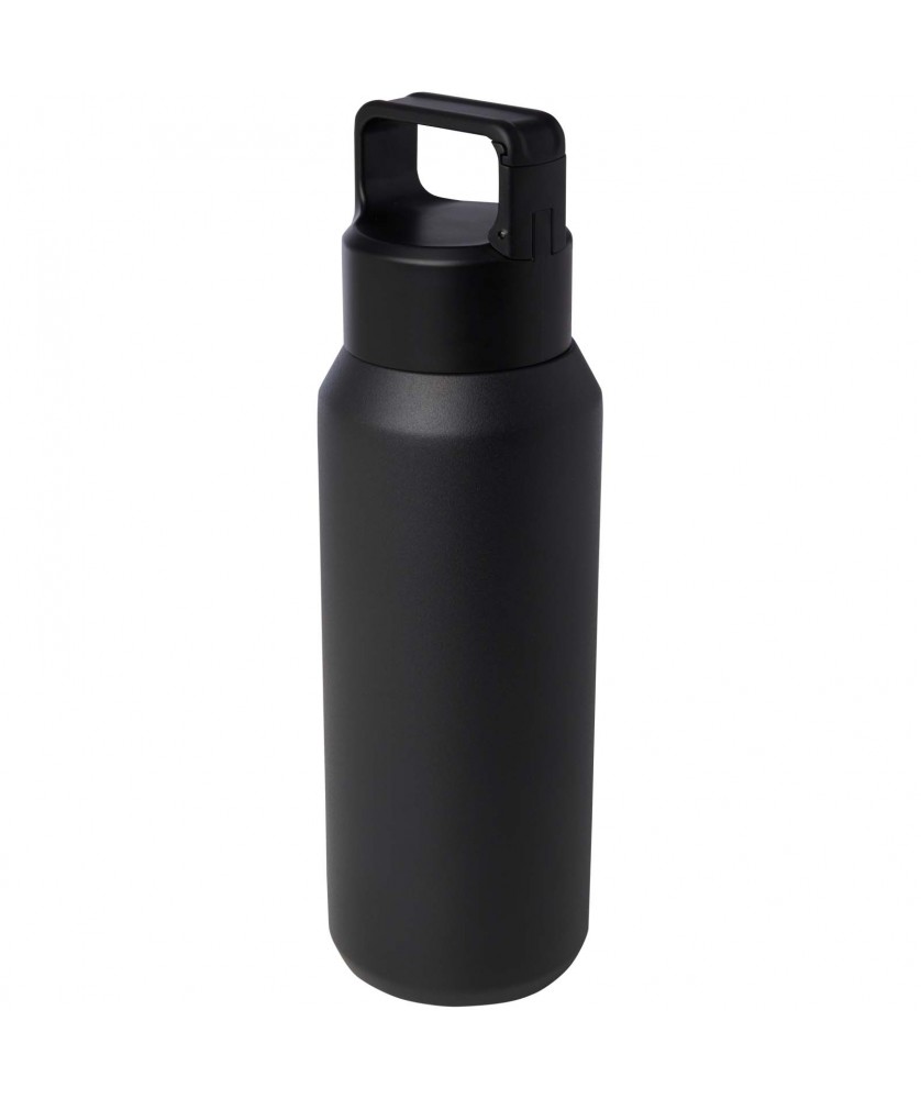 Bouteilles isothermes - Bouteille avec isolation sous vide Astra de 600 ml en cuivre et acier inoxydable recyclé certifié RCS (compatible avec les boiss | PRINTECOM