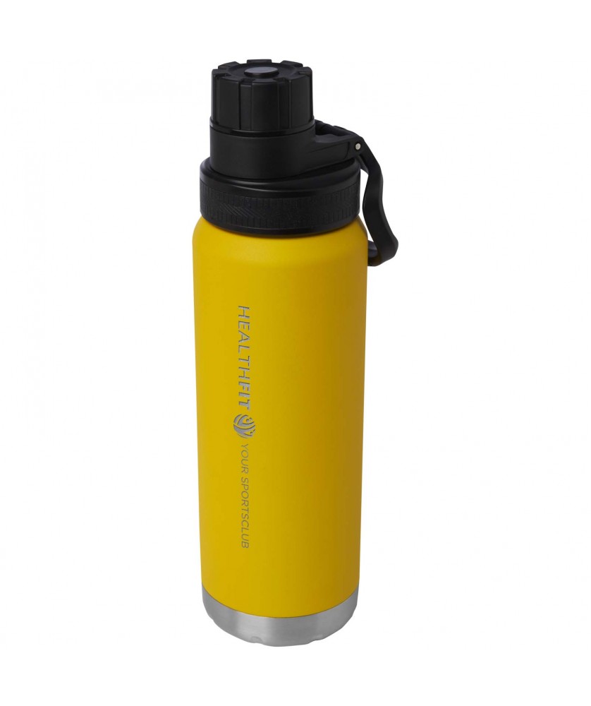 Bouteilles isothermes - Bouteille avec isolation sous vide Fortis de 700 ml en cuivre et acier inoxydable recyclé certifié RCS (compatible avec les bois | PRINTECOM