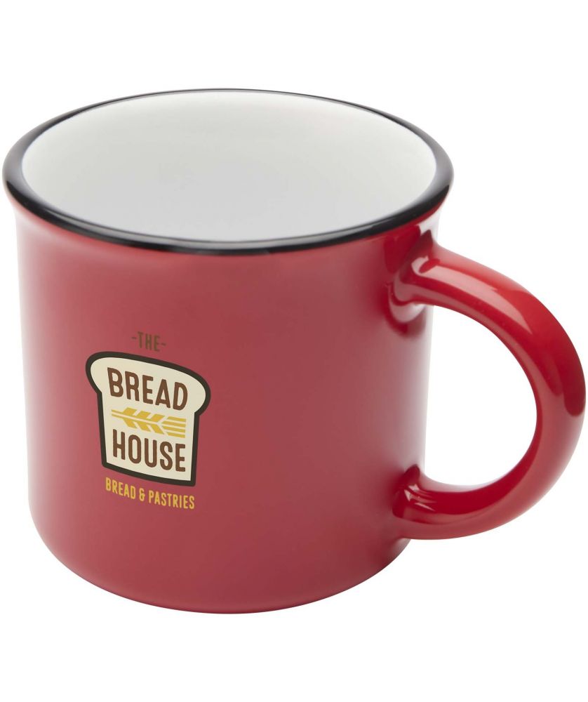 Mug céramique personnalisé brillant 240 ml Bari Gobelets et mugs publicitaire