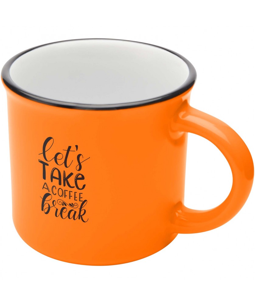 Gobelets et mugs - Mug Bari en céramique de 240 ml avec finition brillante | PRINTECOM