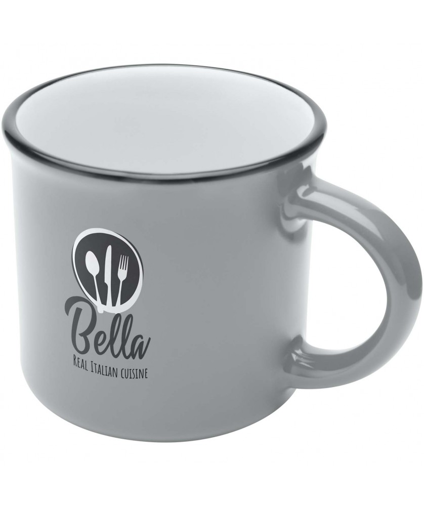 Gobelets et mugs - Mug Bari en céramique de 240 ml avec finition brillante | PRINTECOM
