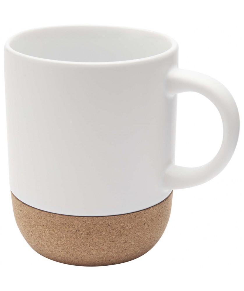 Gobelets et mugs - Mug Billie en céramique pour sublimation de 300 ml avec détails en liège | PRINTECOM