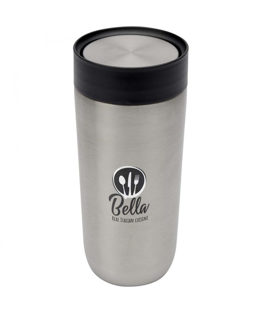 Gobelets et mugs - Gobelet Camden de 350 ml en acier inoxydable certifié RCS | PRINTECOM