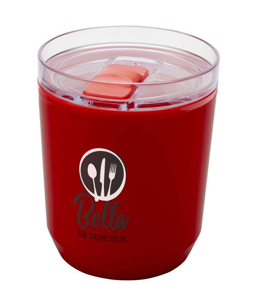 Gobelet personnalisé recyclé double paroi 180 ml Hudson Gobelets et mugs publicitaire