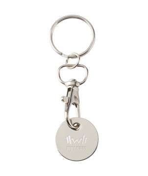 Porte-clés - Porte-clés Rory avec jeton pour chariot | PRINTECOM