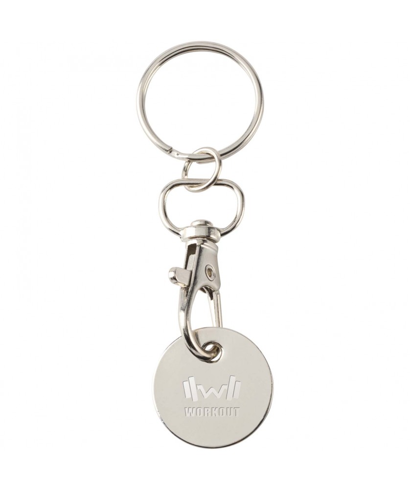 Porte-clés - Porte-clés Rory avec jeton pour chariot | PRINTECOM