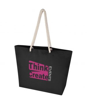 Tote bag de plage coton recyclé GRS personnalisé 270 g Florida Sacs de plage publicitaire
