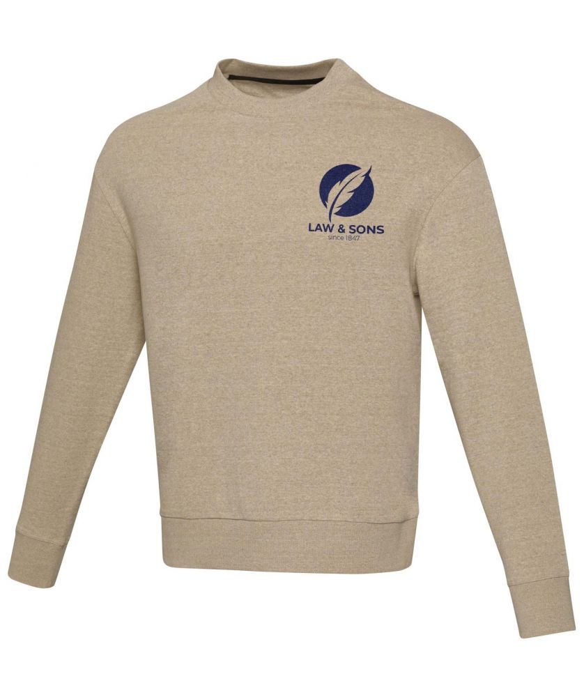 Sweat unisexe personnalisé recyclé Jet (Aware™) Textiles mode publicitaire