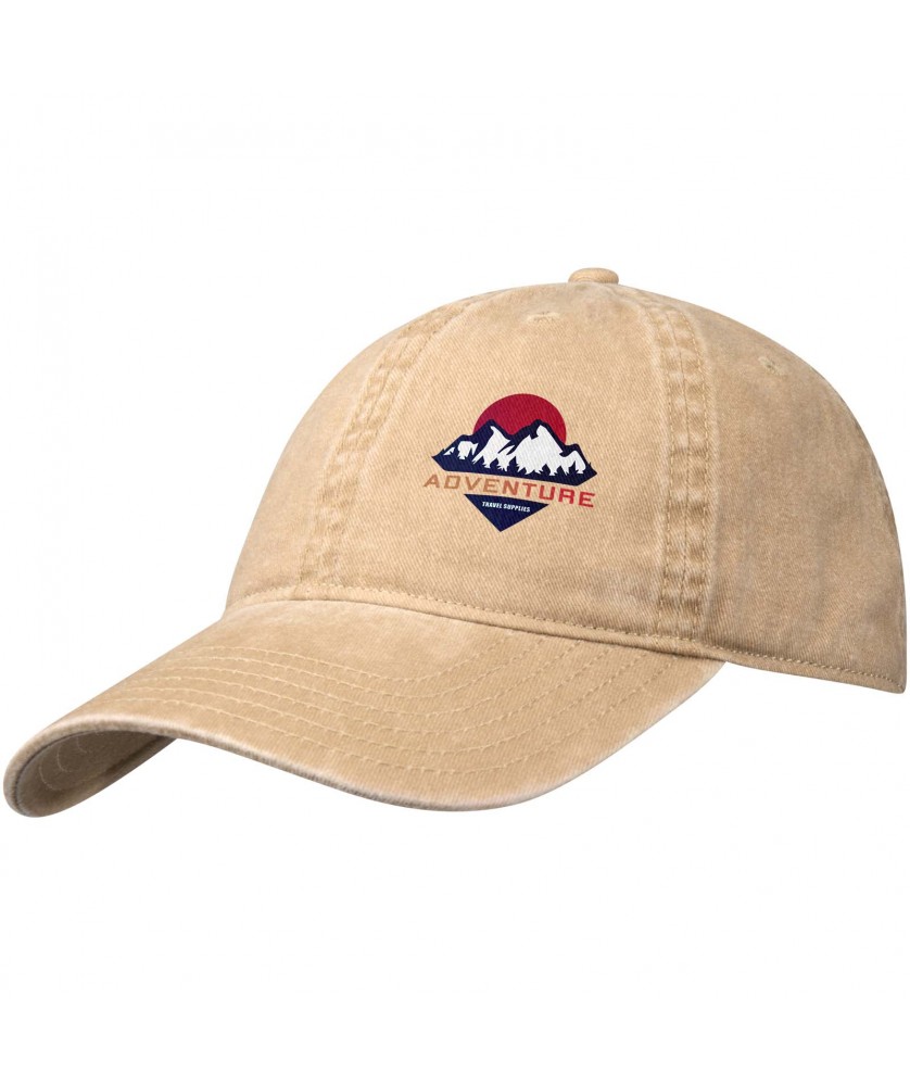 Casquettes et Bonnets - Casquette lavée à 6 panneaux Grafton | PRINTECOM