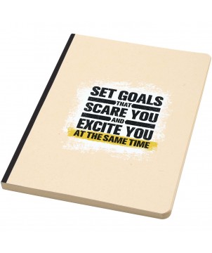 Carnets - Carnet A5 Liliana à couverture souple en canne à sucre et RPET | PRINTECOM