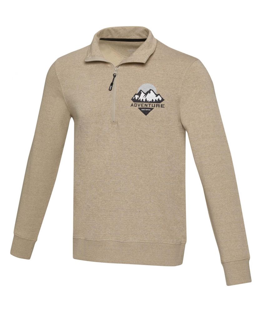 Sweat unisexe personnalisé quart de zip recyclé Tin (Aware™) Textiles mode publicitaire