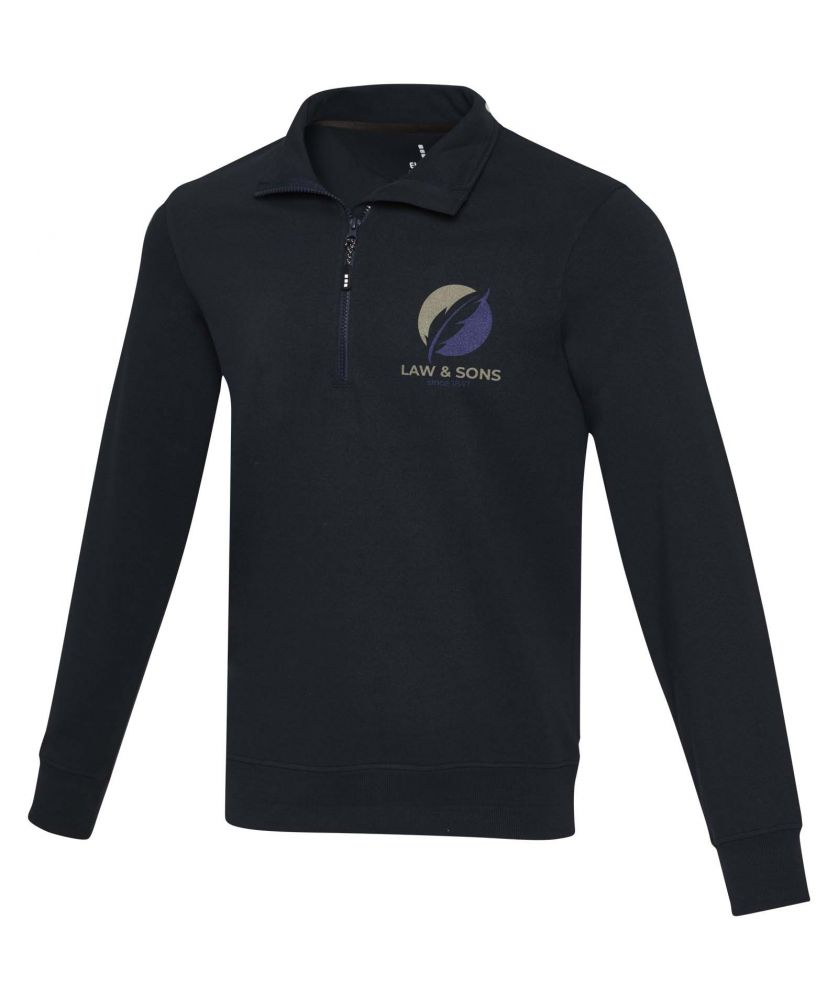 Sweat unisexe personnalisé quart de zip recyclé Tin (Aware™) Textiles mode publicitaire