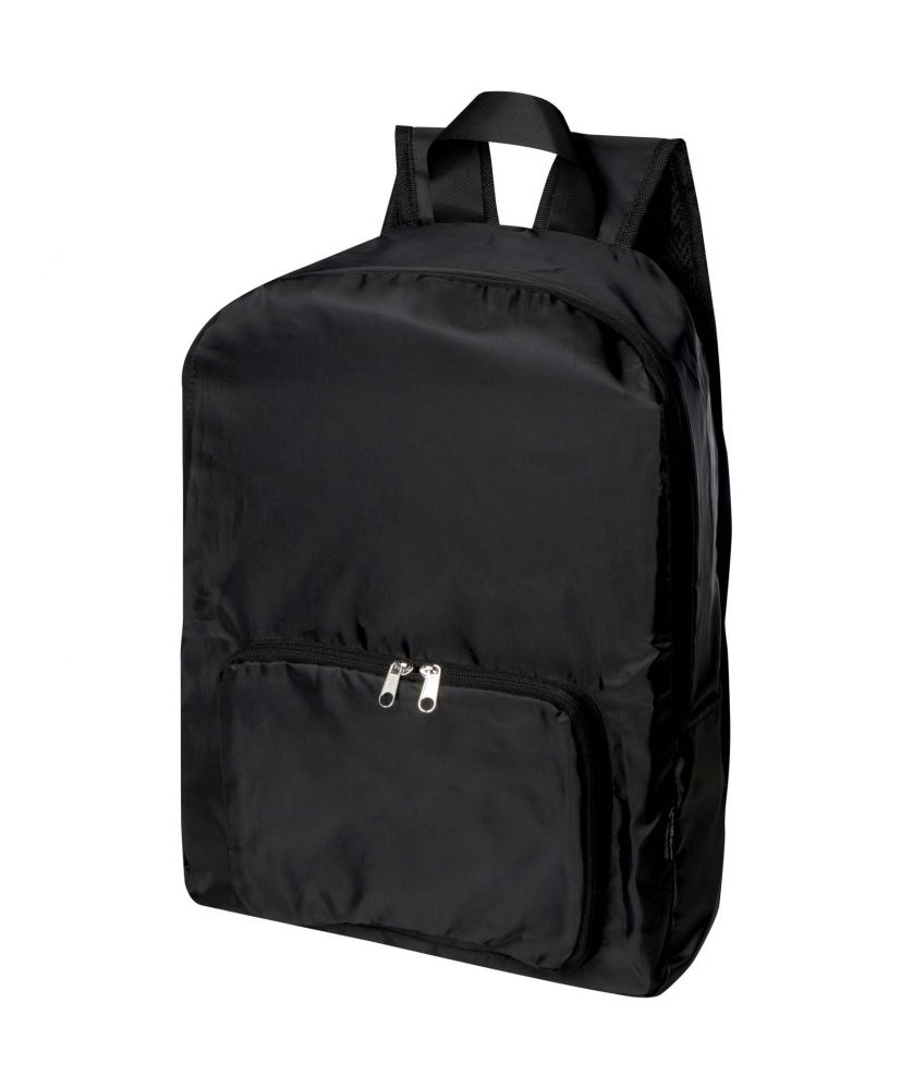Sac à dos pliable recyclé RPET personnalisé 15 L EcoFold Sacs à dos publicitaire