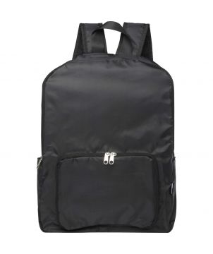 Sac à dos pliable recyclé RPET personnalisé 15 L EcoFold Sacs à dos publicitaire