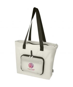 Sac shopping pliable recyclé RPET personnalisé 16 L EcoFold Sacs Shopping et Tote Bags publicitaire