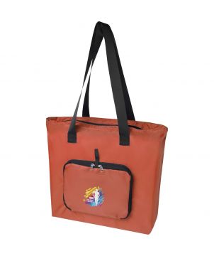 Sac shopping pliable recyclé RPET personnalisé 16 L EcoFold Sacs Shopping et Tote Bags publicitaire