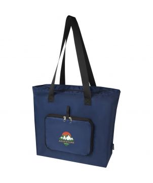 Sac shopping pliable recyclé RPET personnalisé 16 L EcoFold Sacs Shopping et Tote Bags publicitaire