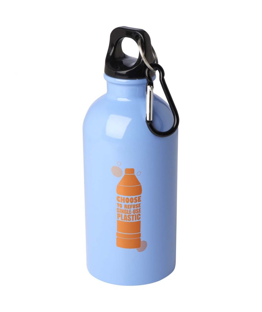 Bouteille d'eau personnalisée inox recyclé 400 ml Oregon
