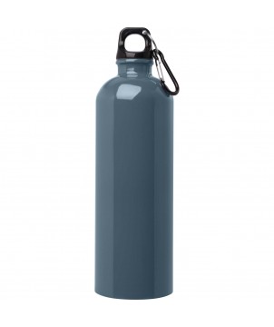 Bouteilles et gourdes - Bouteille d'eau Oregon de 750 ml simple paroi en acier recyclé certifié RCS avec mousqueton | PRINTECOM