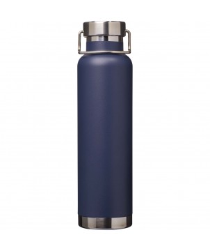 Bouteilles isothermes - Bouteille avec isolation sous vide Astra de 650 ml en cuivre et acier inoxydable recyclé certifié RCS | PRINTECOM
