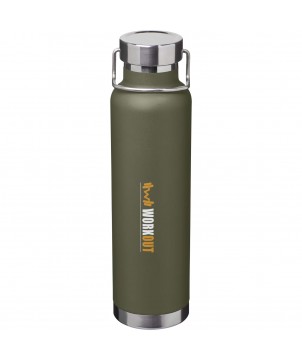 Bouteilles isothermes - Bouteille avec isolation sous vide Astra de 650 ml en cuivre et acier inoxydable recyclé certifié RCS | PRINTECOM