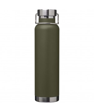 Bouteilles isothermes - Bouteille avec isolation sous vide Astra de 650 ml en cuivre et acier inoxydable recyclé certifié RCS | PRINTECOM