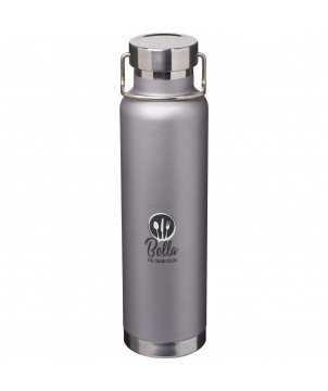 Bouteilles isothermes - Bouteille avec isolation sous vide Astra de 650 ml en cuivre et acier inoxydable recyclé certifié RCS | PRINTECOM