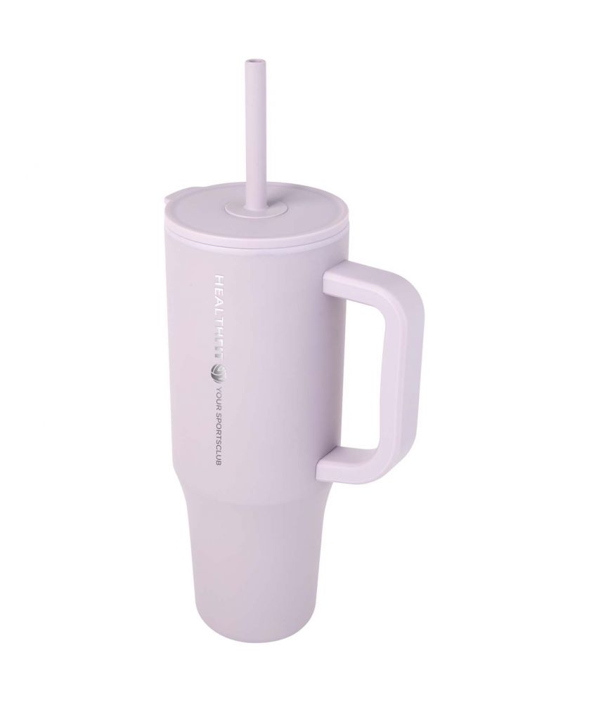 Gobelet isotherme personnalisé inox recyclé 900 ml Brady paille
