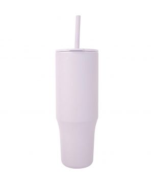 Gobelet isotherme personnalisé inox recyclé 900 ml Brady paille