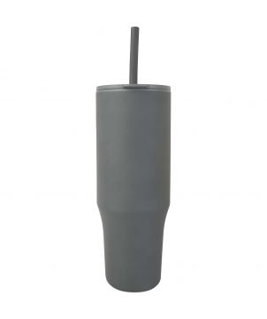 Gobelet isotherme personnalisé inox recyclé 900 ml Brady paille
