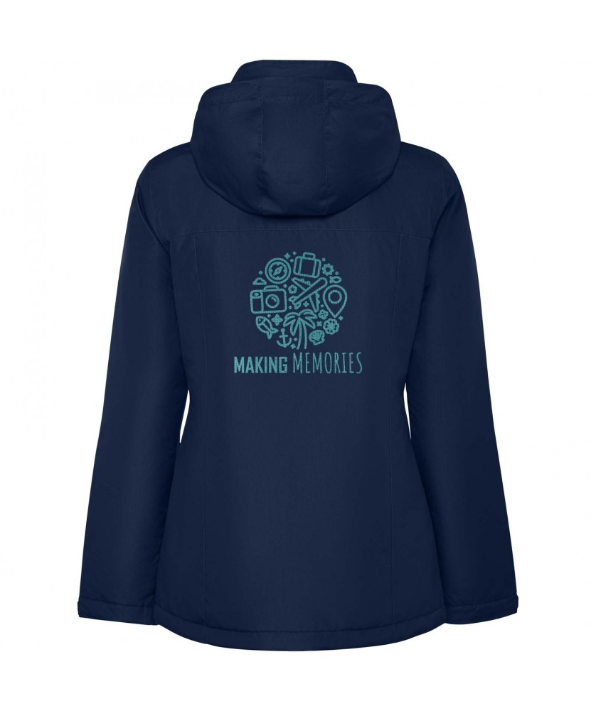 Textiles mode - Veste parka America matelassée pour femme | PRINTECOM