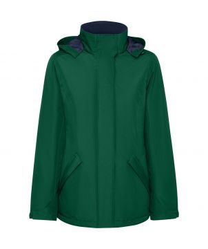 Parka matelassée femme personnalisée imperméable America Textiles mode publicitaire