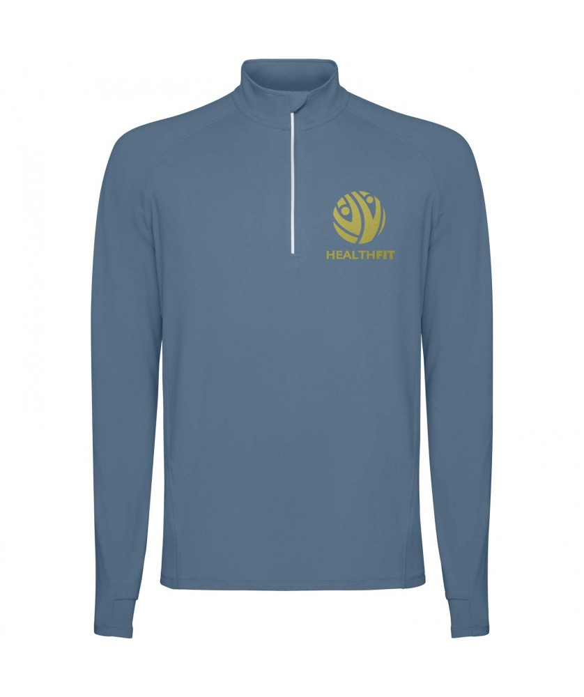 Textiles mode - Sweatshirt Estambul à manches longues et col demi-zip pour homme | PRINTECOM