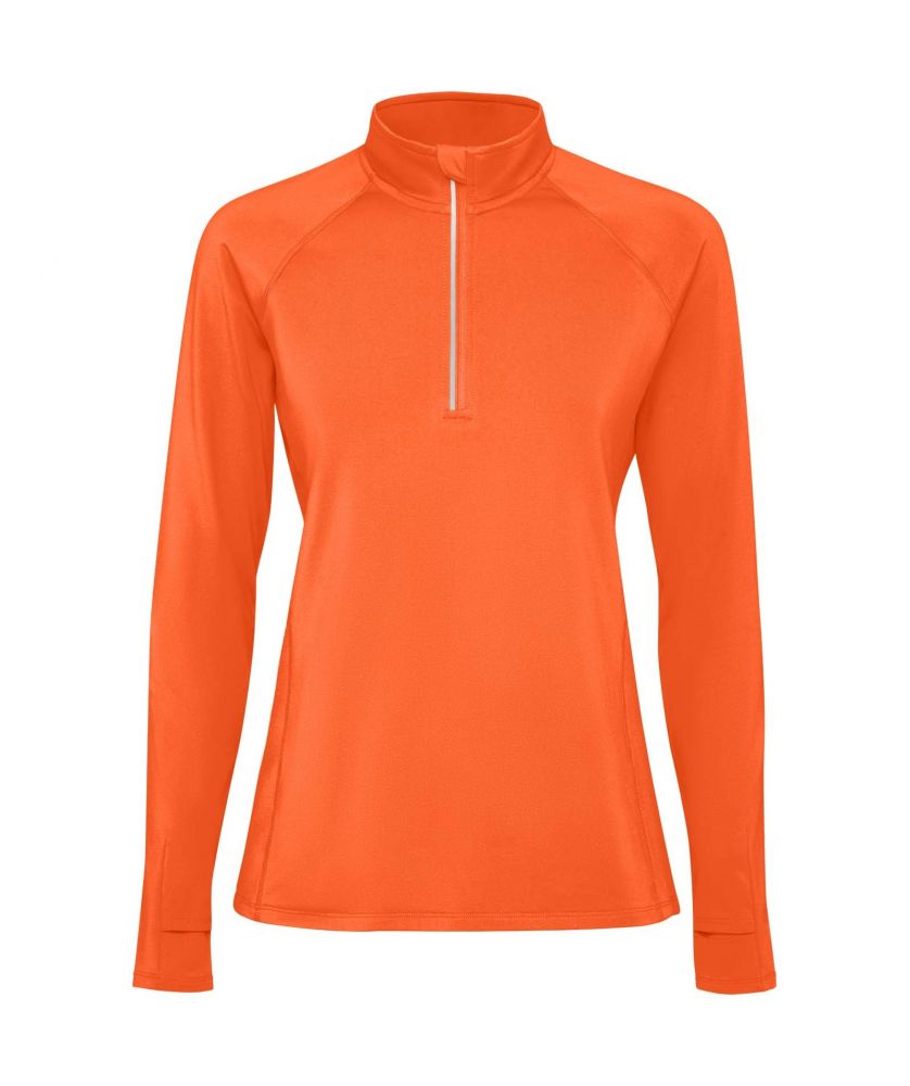 Sweat femme personnalisé technique demi-zip Estambul Textiles mode publicitaire