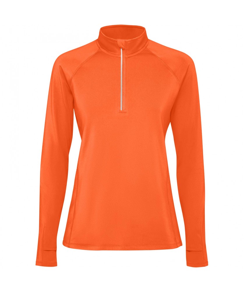 Textiles mode - Sweatshirt Estambul à manches longues et demi-zip pour femme | PRINTECOM