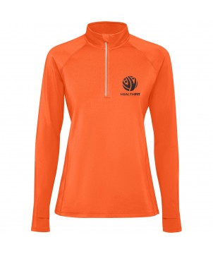 Textiles mode - Sweatshirt Estambul à manches longues et demi-zip pour femme | PRINTECOM