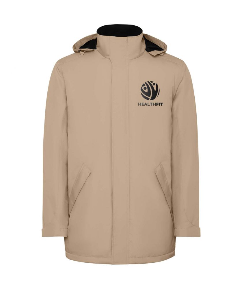 Parka matelassée homme personnalisée imperméable America Textiles mode publicitaire