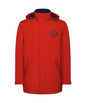 Parka matelassée homme personnalisée imperméable America Textiles mode publicitaire