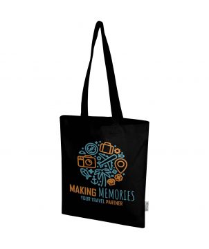 Tote bag coton recyclé GRS personnalisé 140 g Madras Blend Sacs Shopping et Tote Bags publicitaire