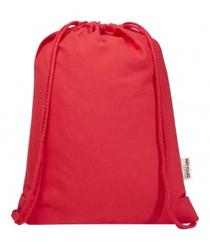 Sacs à dos - Sac de 5 L avec cordon Oregon Blend en coton recyclé 140 g/m² certifié GRS | PRINTECOM