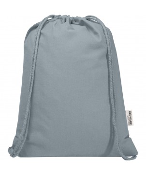 Sacs à dos - Sac de 5 L avec cordon Oregon Blend en coton recyclé 140 g/m² certifié GRS | PRINTECOM