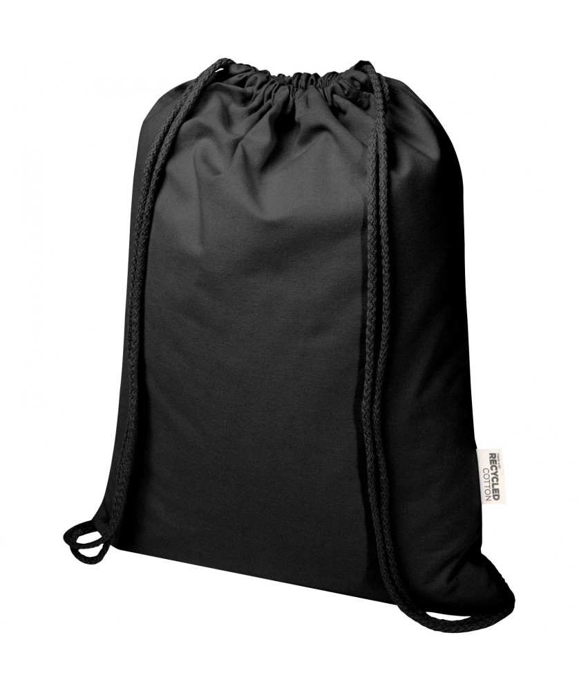 Sacs à dos - Sac de 5 L avec cordon Oregon Blend en coton recyclé 140 g/m² certifié GRS | PRINTECOM