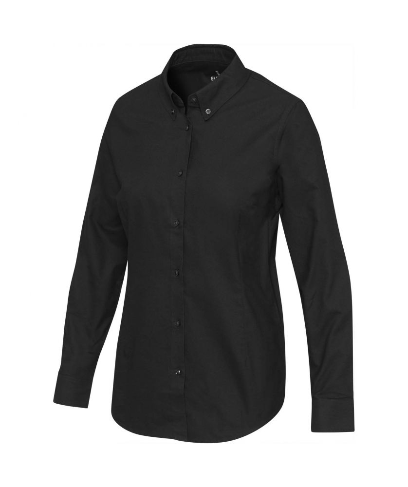 Chemise oxford femme personnalisée manches longues Sphene Textiles mode publicitaire