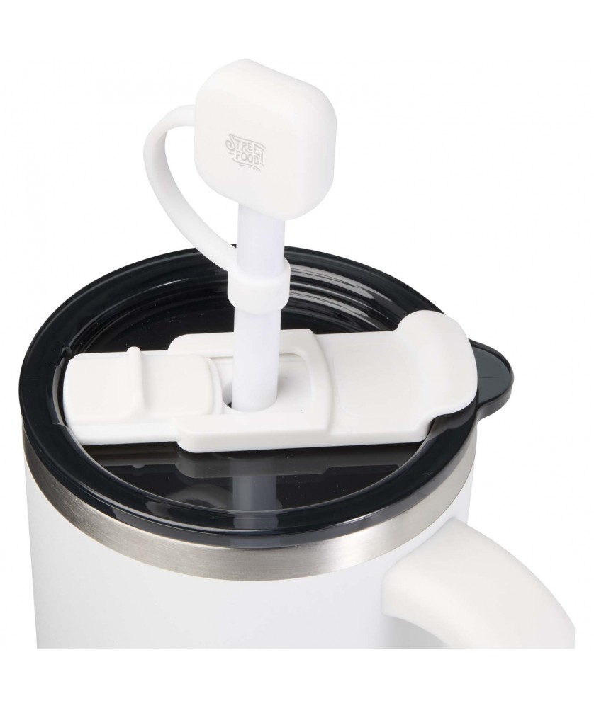 Ustensiles de cuisine - Capuchon pour paille Sip en silicone | PRINTECOM