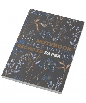 Carnets - Cahier Novella Austen A5 recyclé à couverture souple de 100 feuilles | PRINTECOM